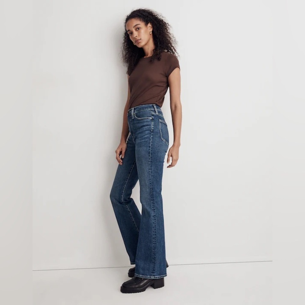 Madewell Perfect Vintage Flare Jeans Sz 28 Hallstrom Wash Heritage Stretch Denim